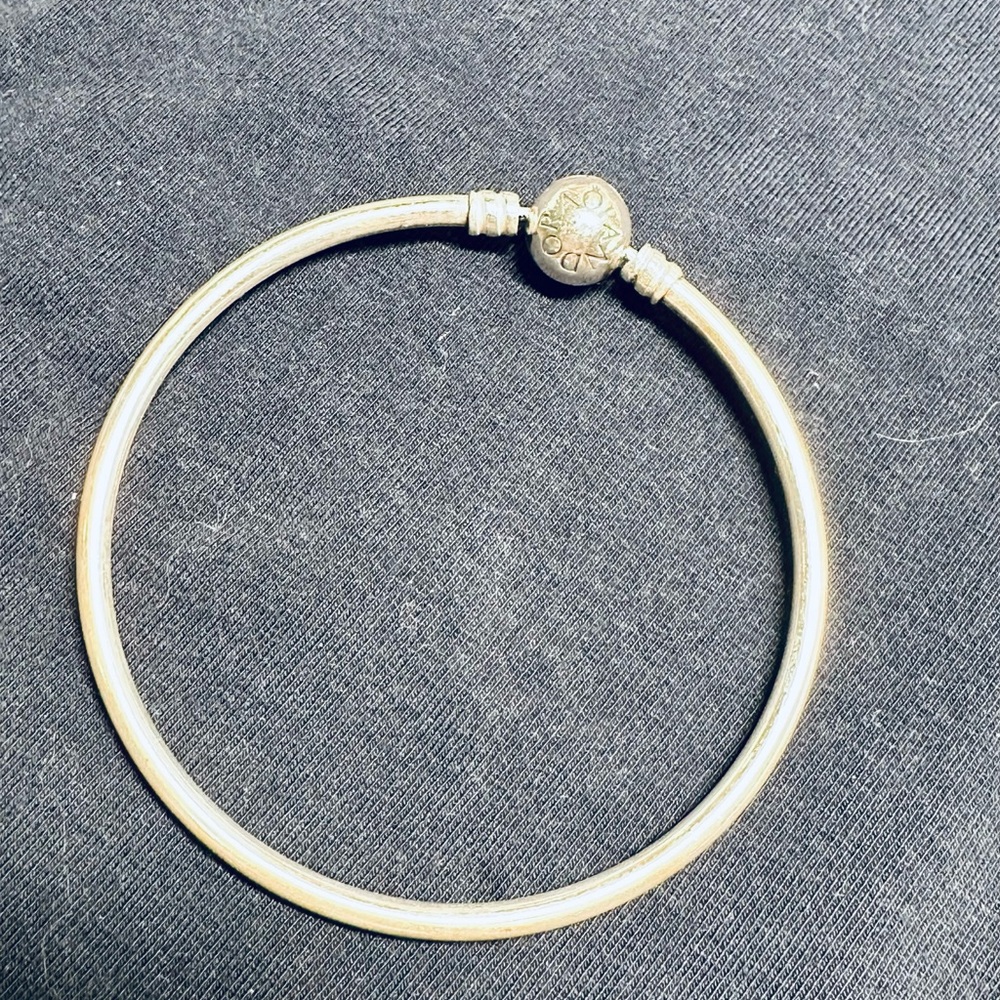 Pandora Silver Bangle